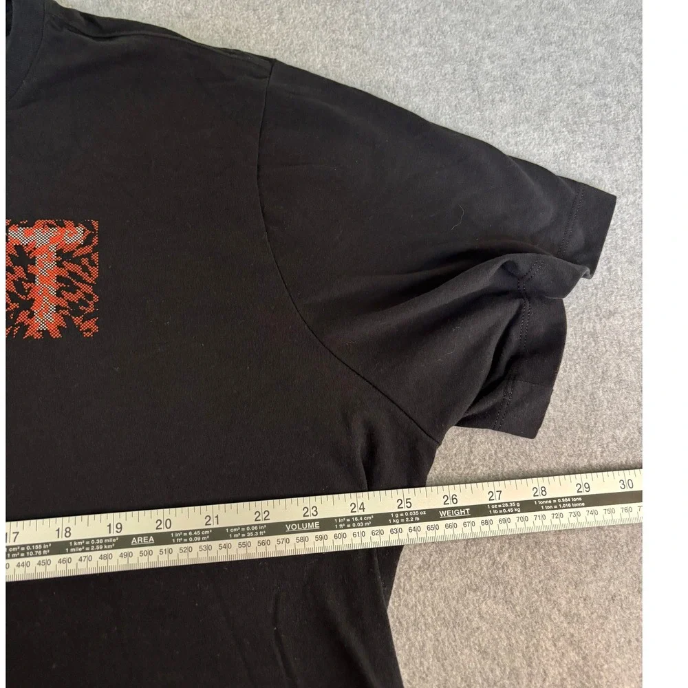 Nike Mens XXL Dri-FIT Beast Graphic T-Shirt Black Red Short Sleeve Athletic Tee